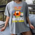 Being a Teacher Is Scary Enough Halloween Women's Comfort Colors T-Shirt Gray Being a Teacher Is Scary Enough Halloween Women's Comfort Colors T-Shirt Gray