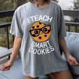 Teacher Shirt I Teach Smart Cookies Shirt Nerd Tee Women's Comfort Colors T-Shirt Gray Teacher Shirt I Teach Smart Cookies Shirt Nerd Tee Women's Comfort Colors T-Shirt Gray
