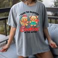 Teacher Of Smart Cookies Cute Gingerbread Teacher Christmas Women's Comfort Colors T-Shirt Gray Teacher Of Smart Cookies Cute Gingerbread Teacher Christmas Women's Comfort Colors T-Shirt Gray