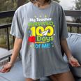 My Teacher Survived 100 Days Of Me Women's Comfort Colors T-Shirt Gray