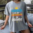 Teachers Are JUST Superheroes Fun School Women's Comfort Colors T-Shirt Gray Teachers Are JUST Superheroes Fun School Women's Comfort Colors T-Shirt Gray