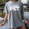 TEACHER'S PET You'Re My Favorite Do Me A Favor Women's Comfort Colors T-Shirt Gray TEACHER'S PET You'Re My Favorite Do Me A Favor Women's Comfort Colors T-Shirt Gray