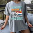 Teachers Make All Other Professions Possible Back To School For Men Women Women's Comfort Colors T-Shirt Gray