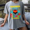 Teachers Are Superheroes – Fun Appreciation Women's Comfort Colors T-Shirt Gray
