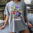 Teachers Are Superheroes Back To School Women's Comfort Colors T-Shirt Gray