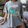 Teachersaurus Like A Normal Teacher But More Awesome Women's Comfort Colors T-Shirt Gray Teachersaurus Like A Normal Teacher But More Awesome Women's Comfort Colors T-Shirt Gray