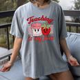 Teaching Is My Jam Cute Strawberry For Women Teachers Women's Comfort Colors T-Shirt Gray Teaching Is My Jam Cute Strawberry For Women Teachers Women's Comfort Colors T-Shirt Gray