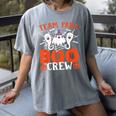 Team Para Boo Crew Halloween Ghost Paraprofessional Teacher Women's Comfort Colors T-Shirt Gray Team Para Boo Crew Halloween Ghost Paraprofessional Teacher Women's Comfort Colors T-Shirt Gray
