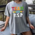 Team RSP RSP Teacher Kindergarten Teacher Women's Comfort Colors T-Shirt Gray