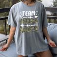Team School Nurse Camo Teacher Student Back To School For Men Women Women's Comfort Colors T-Shirt Gray