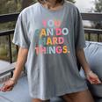Test Day Teacher You Can Do Hard Things Women Kids Women's Comfort Colors T-Shirt Gray Test Day Teacher You Can Do Hard Things Women Kids Women's Comfort Colors T-Shirt Gray
