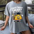 Test Day Teacher Shirt Motivational Testing Day Taco Testing Women's Comfort Colors T-Shirt Gray