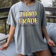 Third Grade Dream Team 3rd Grade Teacher Back To School Kids Women's Comfort Colors T-Shirt Gray