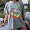 Tie Dye Teaching Social Studies Is My Jam Sunglasses Teacher Women's Comfort Colors T-Shirt Gray Tie Dye Teaching Social Studies Is My Jam Sunglasses Teacher Women's Comfort Colors T-Shirt Gray