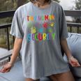 Tiny Human Security Preschool Childcare Teacher Babysitters Women's Comfort Colors T-Shirt Gray Tiny Human Security Preschool Childcare Teacher Babysitters Women's Comfort Colors T-Shirt Gray