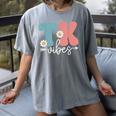 TK Vibes Back To School Teachers Students TK Team Women's Comfort Colors T-Shirt Gray TK Vibes Back To School Teachers Students TK Team Women's Comfort Colors T-Shirt Gray