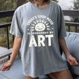 Today’s Good Mood Is Sponsored By Art Teacher Sun Tee Women's Comfort Colors T-Shirt Gray Today’s Good Mood Is Sponsored By Art Teacher Sun Tee Women's Comfort Colors T-Shirt Gray