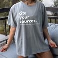 History Teacher Cite Your Sources Women's Comfort Colors T-Shirt Gray History Teacher Cite Your Sources Women's Comfort Colors T-Shirt Gray