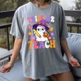 Trick Or Teach Teacher Ghost Teaching Fun Halloween Teacher Women's Comfort Colors T-Shirt Gray