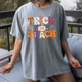 Trick Or Teach Teacher Halloween Costume Men Women Women's Comfort Colors T-Shirt Gray Trick Or Teach Teacher Halloween Costume Men Women Women's Comfort Colors T-Shirt Gray