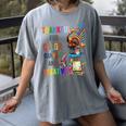 Turkey Thanksgiving Art Teacher Costume Tee For Artists Women's Comfort Colors T-Shirt Gray