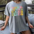 Twinning With My Teacher Bestie Twin Day Matching Teachers For Men Women Girls Kids Women's Comfort Colors T-Shirt Gray Twinning With My Teacher Bestie Twin Day Matching Teachers For Men Women Girls Kids Women's Comfort Colors T-Shirt Gray