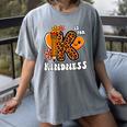 Unity Day Shirt Kindness Orange Teacher Kids Be Kind Women's Comfort Colors T-Shirt Gray