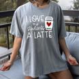 Valentines Day Teacher Tee I Love My Students A Latte Women's Comfort Colors T-Shirt Gray Valentines Day Teacher Tee I Love My Students A Latte Women's Comfort Colors T-Shirt Gray