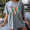 Verry Merry Speech Language Pathologist Teacher Christmas Women's Comfort Colors T-Shirt Gray Verry Merry Speech Language Pathologist Teacher Christmas Women's Comfort Colors T-Shirt Gray