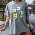 Wait What English Teacher Grammar Police Grammarian Women's Comfort Colors T-Shirt Gray Wait What English Teacher Grammar Police Grammarian Women's Comfort Colors T-Shirt Gray