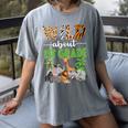 Wild About 1st Grade Teacher Student First Grade Zoo Safari Women's Comfort Colors T-Shirt Gray