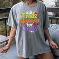 Will Trade Students For Candy Teacher Halloween Costume Women's Comfort Colors T-Shirt Gray