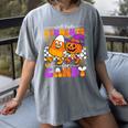 Will Trade Students For Candy Teacher Halloween Women's Comfort Colors T-Shirt Gray Will Trade Students For Candy Teacher Halloween Women's Comfort Colors T-Shirt Gray