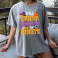 Will Trade Students For Donuts Halloween Teacher Women's Comfort Colors T-Shirt Gray