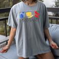 Women Art Teacher Back To School Artist Primary Color Theory Women's Comfort Colors T-Shirt Gray