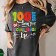 100 Days Of Living That 2nd Grade Life Boy Girl Teacher Women's Comfort Colors T-Shirt Pepper 100 Days Of Living That 2nd Grade Life Boy Girl Teacher Women's Comfort Colors T-Shirt Pepper