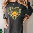 100 Days Of School Bee Hive Tree Hearts Teachers Student Kid Women's Comfort Colors T-Shirt Pepper