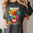 100th Day Of School Teachers Kids Child Happy 100 Days Women's Comfort Colors T-Shirt Pepper