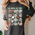 12 Days Of Art Teacher Christmas Artists Painter Educational Women's Comfort Colors T-Shirt Pepper 12 Days Of Art Teacher Christmas Artists Painter Educational Women's Comfort Colors T-Shirt Pepper