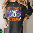 1st Grade Boo Crew First Grade Teacher Kids Happy Halloween Women's Comfort Colors T-Shirt Pepper