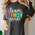 3rd Grade Team Pencil Teacher Student Back To School Girls Women's Comfort Colors T-Shirt Pepper 3rd Grade Team Pencil Teacher Student Back To School Girls Women's Comfort Colors T-Shirt Pepper