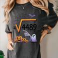 4489 Square Root 67 Math Teacher Halloween Costume Professor Women's Comfort Colors T-Shirt Pepper