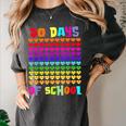 50 Days Of School Hearts Teacher Happy 50th Day Of School Women's Comfort Colors T-Shirt Pepper