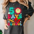 50 Days Of School Teacher Happy 50th Day Of School Kids Women's Comfort Colors T-Shirt Pepper