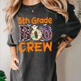 5th Grade Boo Crew Teacher Fifth Grade Halloween Women's Comfort Colors T-Shirt Pepper