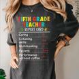 5th Grade Teacher Report Card Appreciation Men Women Women's Comfort Colors T-Shirt Pepper