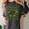 5th Grade Teacher Student Camo Bow Back To School Women's Comfort Colors T-Shirt Pepper 5th Grade Teacher Student Camo Bow Back To School Women's Comfort Colors T-Shirt Pepper