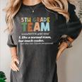 5TH Grade Team Teacher Like A Normal Team Fifth Grade Women's Comfort Colors T-Shirt Pepper 5TH Grade Team Teacher Like A Normal Team Fifth Grade Women's Comfort Colors T-Shirt Pepper