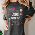60 Year Old Math Teacher Square Root Of 3600 60th Birthday Women's Comfort Colors T-Shirt Pepper 60 Year Old Math Teacher Square Root Of 3600 60th Birthday Women's Comfort Colors T-Shirt Pepper