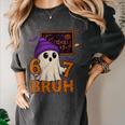 67 Teacher Halloween Ghost Six Seven Meme Math Equation Bruh Women's Comfort Colors T-Shirt Pepper 67 Teacher Halloween Ghost Six Seven Meme Math Equation Bruh Women's Comfort Colors T-Shirt Pepper